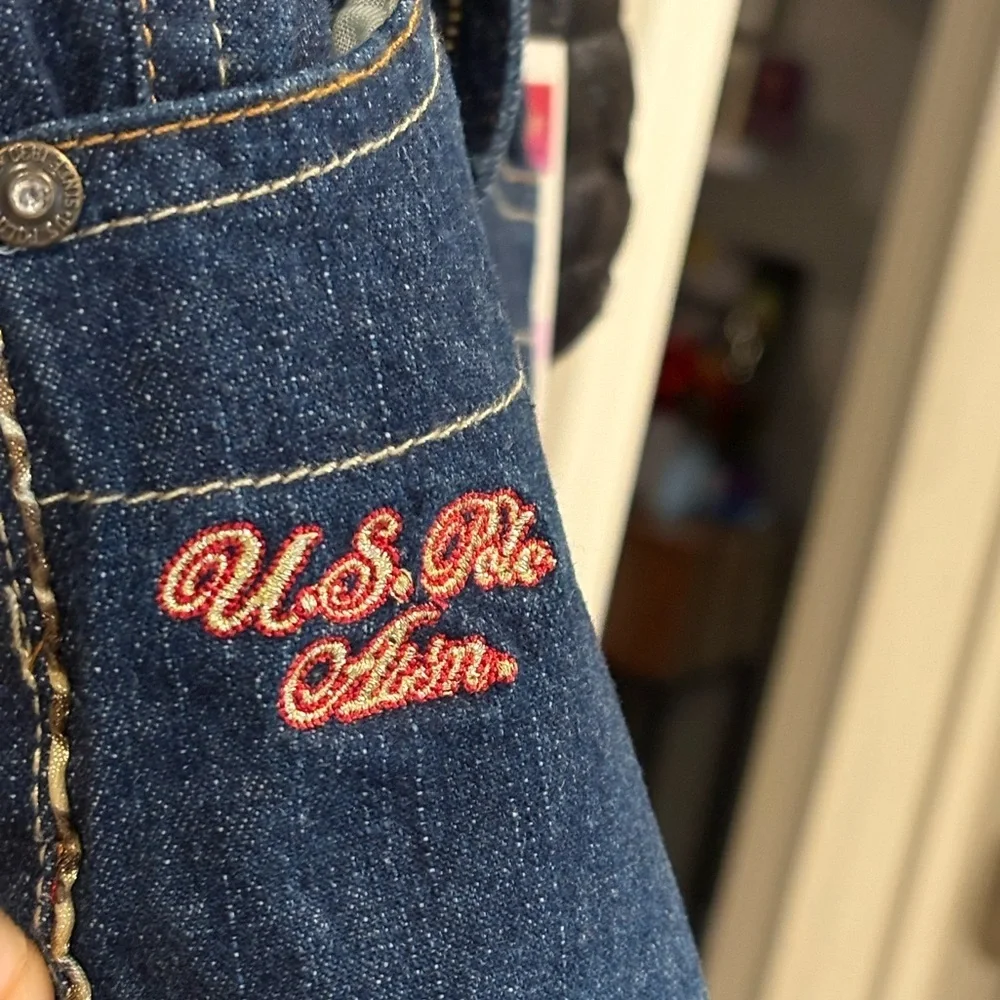 Vintage US Polo Association 3 Piece Girls Size 6 Denim Set Deadstock NWT 1990